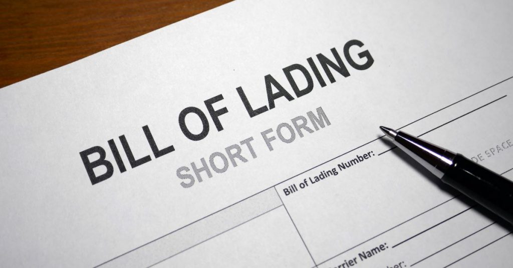 The Role of Bill of Lading in Commodity Trading